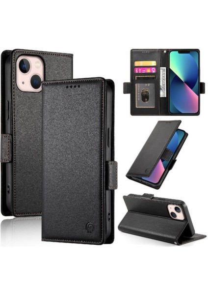 IPhone 13 Için Flip Case Mini Kartvizit Yuvaları Cüzdan Günlük Kullanım Flip (Yurt Dışından)