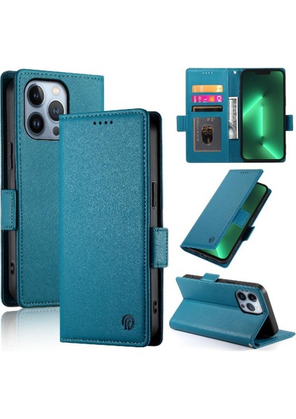 IPhone 13 Pro Günlük Kullanım Için Flip Case Cüzdan Kart Yuvaları Flip Iş (Yurt Dışından)