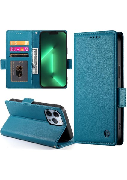IPhone 13 Pro Günlük Kullanım Için Flip Case Cüzdan Kart Yuvaları Flip Iş (Yurt Dışından)