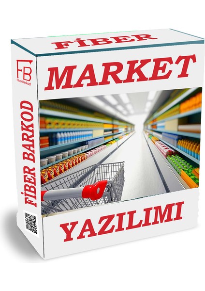 Market Barkod Sistemi-6 / Fiber Barkod