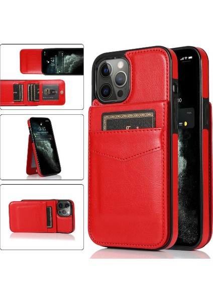 IPhone 12 Pro Kart Tutucu Premium Deri Manyetik Toka ile Uyumlu (Yurt Dışından) fiyatları