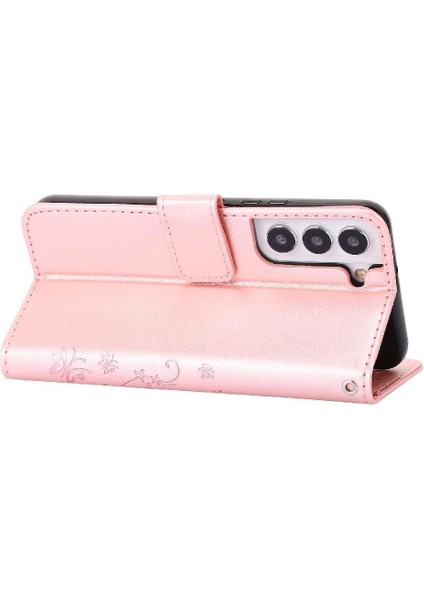 Samsung Galaxy S22 5g Kickstand Kart Tutucu Manyetik Kapatma Için Filp Durumda (Yurt Dışından) modelleri