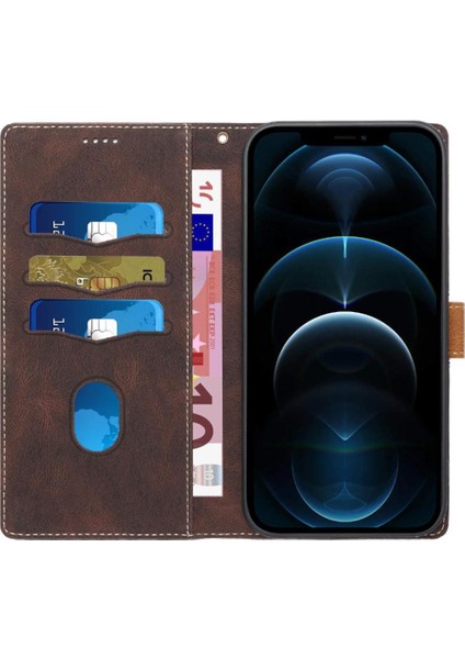 IPhone 16 Için Cüzdan Durumda Pro Max Bilek Kayışı Kickstand Çizilmeye Dayanıklı (Yurt Dışından) modelleri