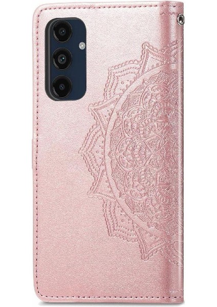 Samsung Galaxy M55 Flip Kapak Için Flip Case Darbeye Deri Kılıf (Yurt Dışından)