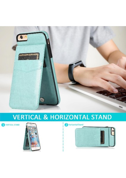 IPhone 6 Plus/6s Plus Kart Tutucu Manyetik Toka Kickstand ile Uyumlu (Yurt Dışından) indirimleri