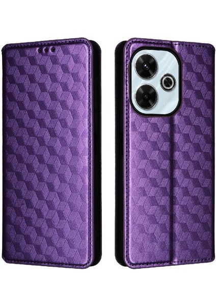 Xiaomi Poco M6 4g Kart Yuvaları Tutucu Manyetik Kapatma Pu Deri Kılıf (Yurt Dışından)