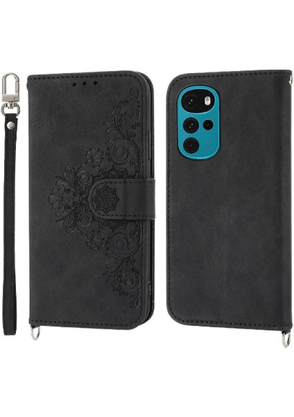 Motorola Moto G22 Kabartmalı Çoklu Kredi Kartı Yuvaları Için Flip Case (Yurt Dışından) indirimleri