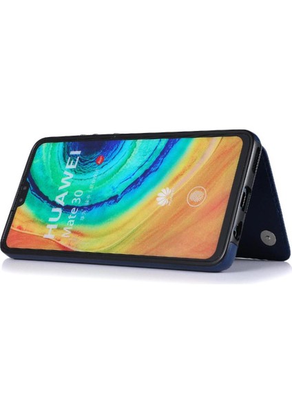 Mays Boutique Huawei Mate 30 Için Cüzdan Durumda Çift Manyetik Toka Pu Deri Kickstand (Yurt Dışından)