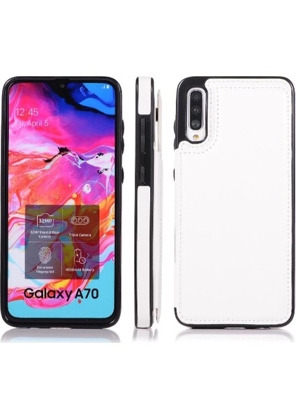 Kart ile Samsung Galaxy A50/A50S Kickstand Pu Deri Için Cüzdan Kılıf (Yurt Dışından) fiyatları