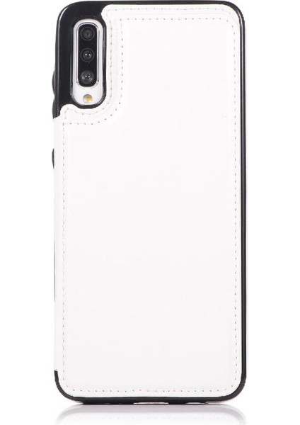 Kart ile Samsung Galaxy A50/A50S Kickstand Pu Deri Için Cüzdan Kılıf (Yurt Dışından) modelleri