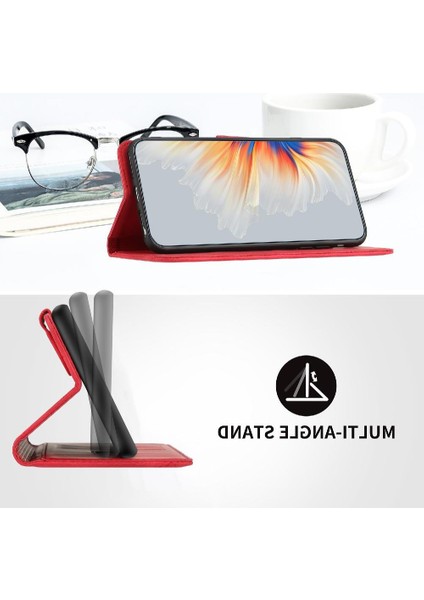 Realme C33 Kılıf Cüzdan Dahili Mıknatıs Kapak Premium Pu ile Uyumlu (Yurt Dışından)