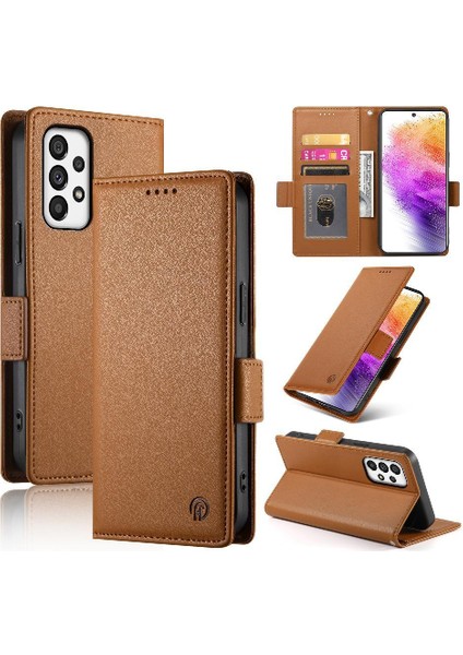 Samsung Galaxy A73 5g Kart Yuvaları Için Flip Case Günlük Kullanım Cüzdan Iş (Yurt Dışından)
