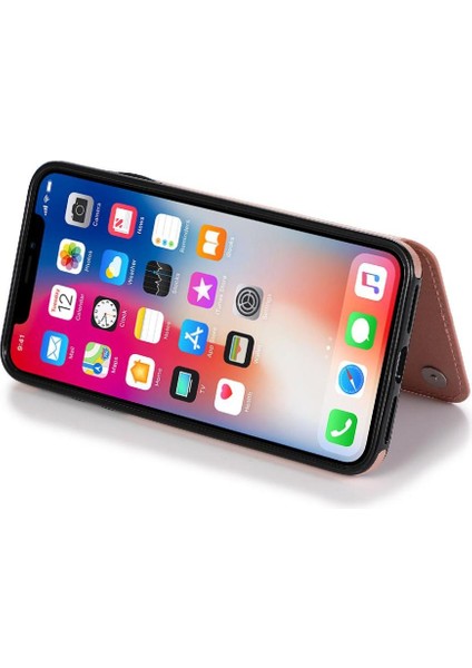 IPhone Xs Max Desen Çiçek Kabartmalı Pu Için Kart Tutucu Kılıf ile Cüzdan (Yurt Dışından)