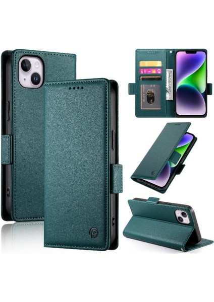 IPhone 14 Için Flip Case Artı Flip Kartvizit Yuvaları Günlük Kullanım Cüzdan (Yurt Dışından)