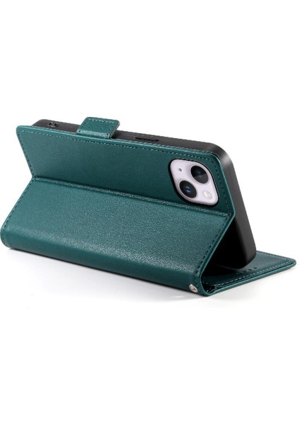 IPhone 14 Için Flip Case Artı Flip Kartvizit Yuvaları Günlük Kullanım Cüzdan (Yurt Dışından)