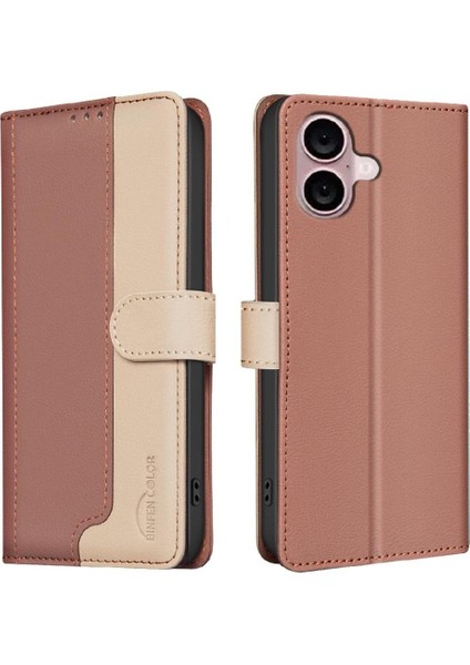 IPhone 16 Için Flip Case Artı Kickstand Kart Yuvaları Tutucu Darbeye Tpu (Yurt Dışından)