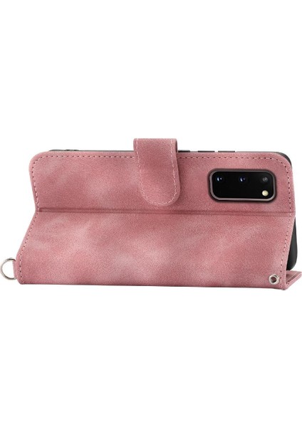 Samsung Galaxy S20 Kabartmalı Çoklu Kredi Kartı Yuvaları Için Flip Case (Yurt Dışından)