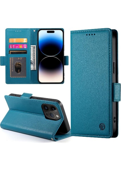 IPhone 14 Pro Günlük Kullanım Için Flip Case Kart Yuvaları Cüzdan Çevirme Iş (Yurt Dışından)