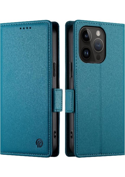 IPhone 14 Pro Günlük Kullanım Için Flip Case Kart Yuvaları Cüzdan Çevirme Iş (Yurt Dışından)