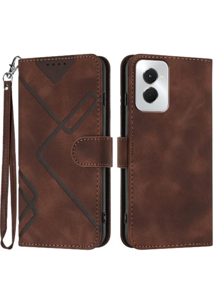 Motorola Moto G Güç 5g Için Flip Case Kart Yuvası ile 2024 Pu Deri Çevirin (Yurt Dışından)