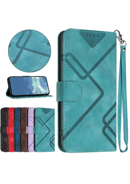 IPhone 16 Için Flip Case Artı Kart Yuvası Standı ile Pu Deri Flip Cüzdan (Yurt Dışından)