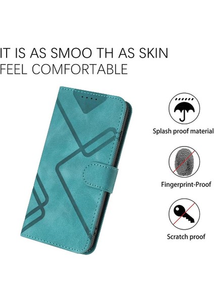 IPhone 16 Için Flip Case Artı Kart Yuvası Standı ile Pu Deri Flip Cüzdan (Yurt Dışından)