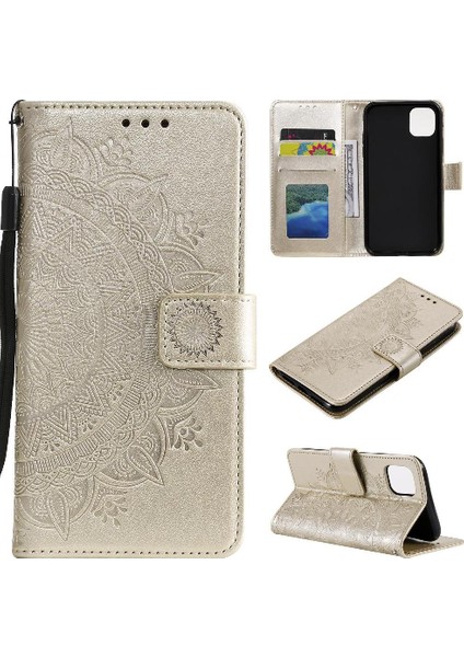 Xiaomi Redmi 13 4g Totem Kabartma Pu Deri Kickstand Için Flip Case (Yurt Dışından)