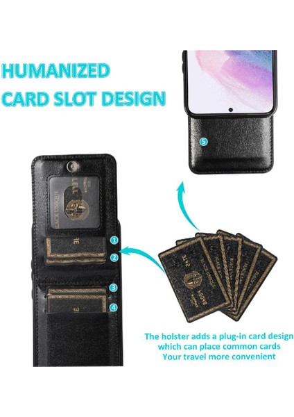 Kredi Manyetik ile Samsung Galaxy S23 Artı Durumda Cüzdan ile Uyumlu (Yurt Dışından) modelleri