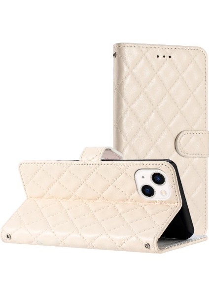 IPhone 14 Için Flip Case Artı Pu Deri Cüzdan Kart Yuvaları Tutucu Tpu Folio (Yurt Dışından)