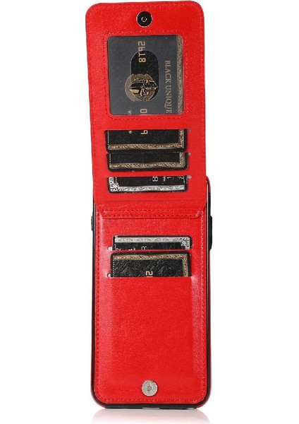 Kredi Toka ile IPhone 6/6s Premium Deri Kart Sahibinin ile Uyumlu (Yurt Dışından)