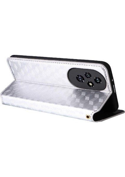 Onur Için Flip Case 200 5g Kart Yuvaları Tutucu Cüzdan Pu Deri 3D (Yurt Dışından) fırsatları