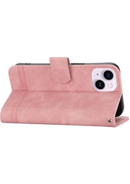 IPhone 14 Için Flip Case Artı Premium Kart Yuvaları Manyetik Kapatma Nakit (Yurt Dışından)