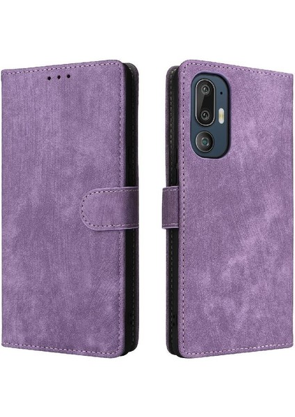 Htc U24 Pro 5g Manyetik Kapatma Kart Yuvaları Kapak Pu Deri Rfıd (Yurt Dışından)