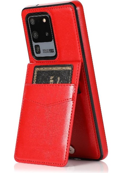 Mays Boutique Samsung Galaxy S20 Ultra Manyetik Toka Kickstand Kılıf ile Uyumlu (Yurt Dışından)