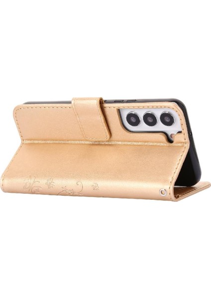 Samsung Galaxy S22 5g Kickstand Kart Tutucu Manyetik Kapatma Için Filp Durumda (Yurt Dışından) modelleri