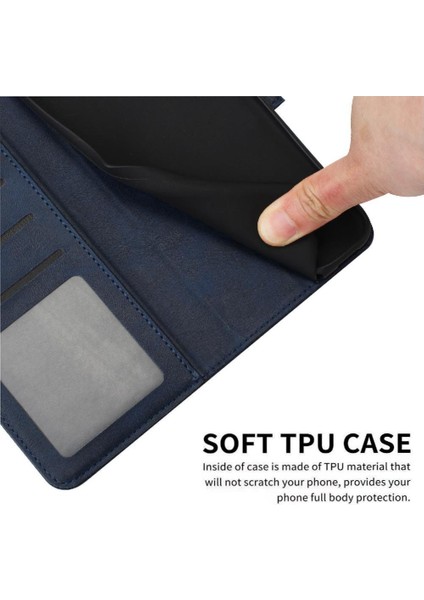 Toka Saf Renk Kickstand Pu Deri ile IPhone 11 Için Flip Case (Yurt Dışından)