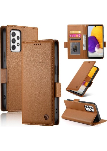 Samsung Galaxy A72 5g Flip Iş Günlük Kullanım Cüzdan Kartı Için Flip Case (Yurt Dışından) modelleri