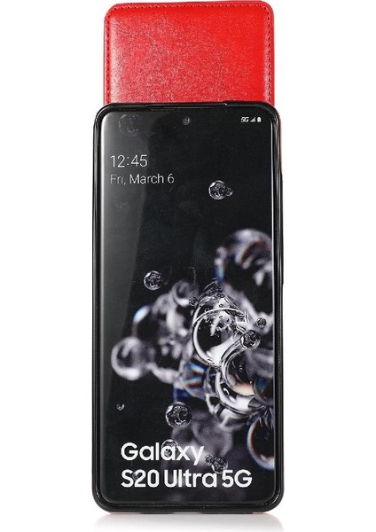 Mays Boutique Samsung Galaxy S20 Ultra Manyetik Toka Kickstand Kılıf ile Uyumlu (Yurt Dışından)