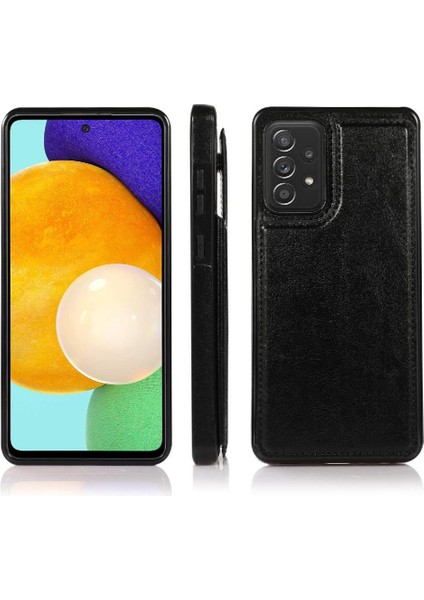 Cüzdan Kılıf Samsung Galaxy Için A52S 5g Çift Manyetik Toka Kart Yuvaları (Yurt Dışından)