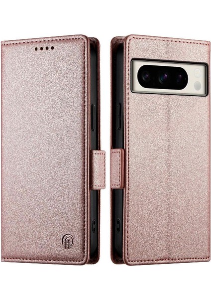 Google Piksel 8 Pro Kart Yuvaları Için Flip Case Cüzdan Günlük Kullanım Iş Çevirme (Yurt Dışından)