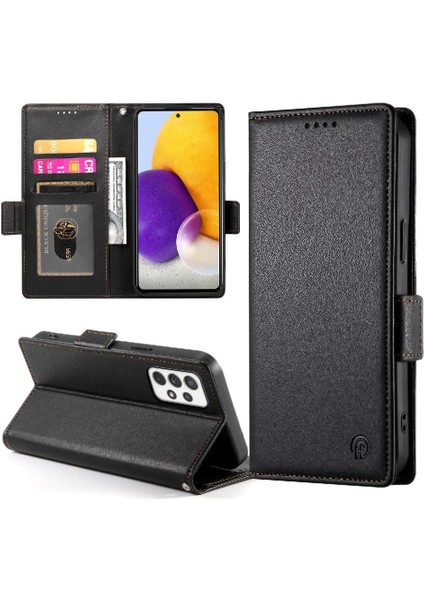 Samsung Galaxy A72 5g Flip Iş Günlük Kullanım Cüzdan Kartı Için Flip Case (Yurt Dışından)