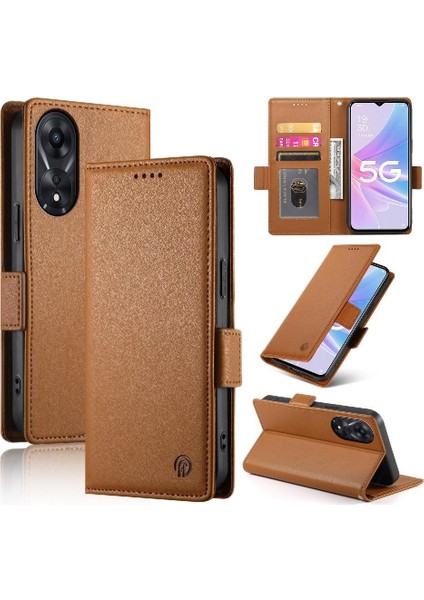 Oppo A78 5g Günlük Kullanım Için Flip Case Kart Yuvaları Flip Cüzdan Iş (Yurt Dışından)