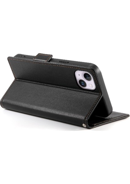 IPhone 14 Için Flip Case Artı Flip Kartvizit Yuvaları Günlük Kullanım Cüzdan (Yurt Dışından)