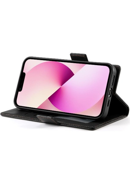 IPhone 13 Kart Yuvaları Için Flip Case Günlük Kullanım Cüzdan Iş Çevirme (Yurt Dışından) modelleri