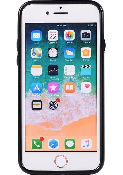 Cüzdan Kılıf IPhone 6/6s Çift Manyetik Toka Pu Deri Kart Yuvaları (Yurt Dışından)