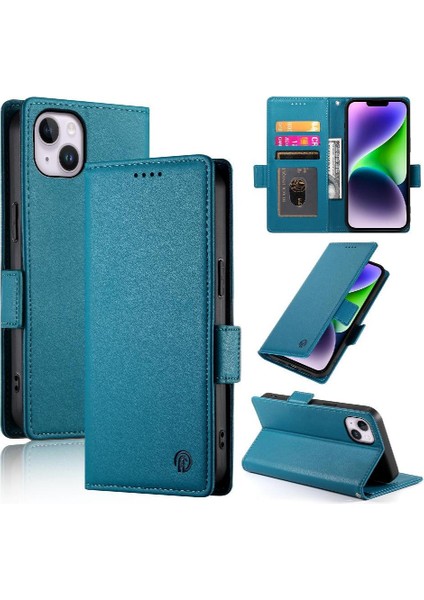 IPhone 14 Için Flip Case Artı Flip Kartvizit Yuvaları Günlük Kullanım Cüzdan (Yurt Dışından)