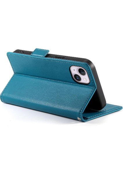 IPhone 14 Için Flip Case Artı Flip Kartvizit Yuvaları Günlük Kullanım Cüzdan (Yurt Dışından)