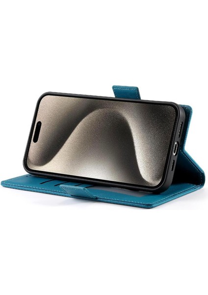 IPhone 15 Için Flip Case Pro Kart Yuvaları Iş Günlük Kullanım Cüzdan Flip (Yurt Dışından)