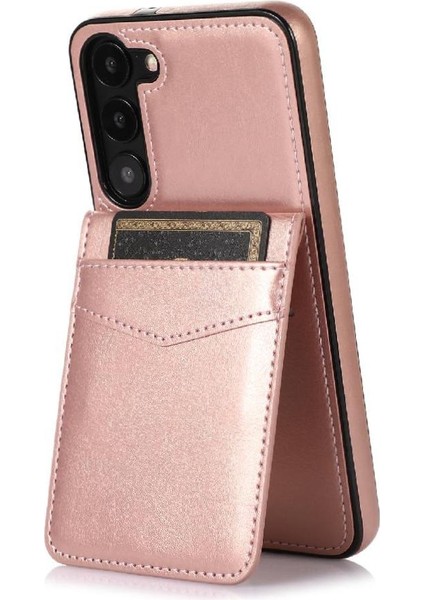 Samsung Galaxy S23 Durumda Cüzdan Kart Tutucu Manyetik Toka ile Uyumlu (Yurt Dışından) modelleri