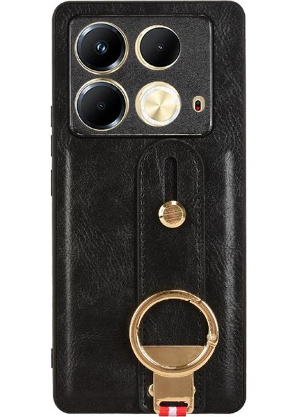 Infinix Not 40 4G/X6853 Premium Pu Deri Bilek Kayışı Için Kılıf (Yurt Dışından) fırsatları
